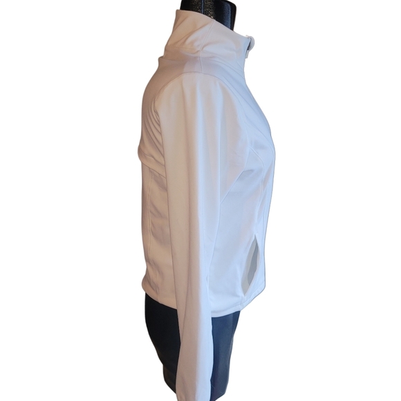 90 degrees by Reflex White Zip Up Performance Jacket L - Picture 4 of 7